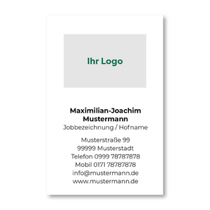 Visitenkarte mit eigenem Design